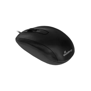 MediaRange Optical Mouse Corded 3-Button (Black, Wired) - Image 2