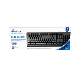 MediaRange Multimedia Keyboard, Wired (Black) - Image 2