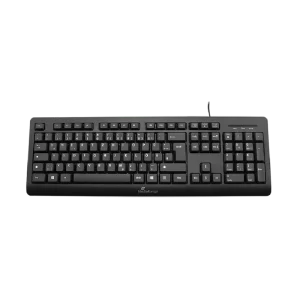 MediaRange Multimedia Keyboard, Wired (Black) - Image 1