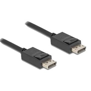 DELOCK καλώδιο DisplayPort 2.1 80493 8K/60Hz 4K/120Hz 40 Gbps, 2m, μαύρο - Image 1