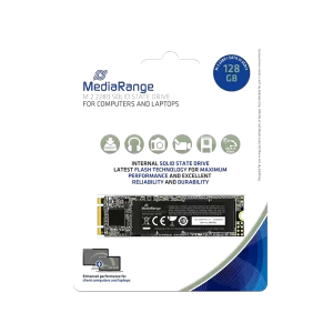 MediaRange Internal M.2 2280 solid state drive, SATA 6 Gb/s, 128GB (MR1021) - Image 1
