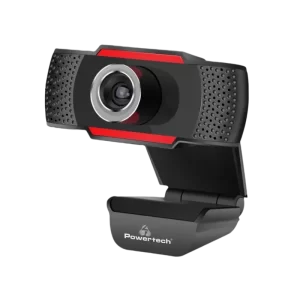 POWERTECH web camera PT-1078, 2.0MP Full HD, Plug & Play, 1.35m, μαύρη - Image 1