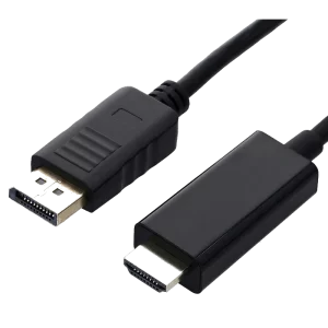 POWERTECH καλώδιο DisplayPort σε HDMI CAB-DP070, 1080p, 1.5m, μαύρο - Image 1