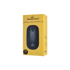 POWERTECH ασύρματο ποντίκι PT-1183, USB δέκτης, 1000DPI, μαύρο - Image 3