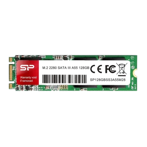 SILICON POWER SSD A55, 128GB, M.2 2280, SATA III, 560-530MB/s - Image 1